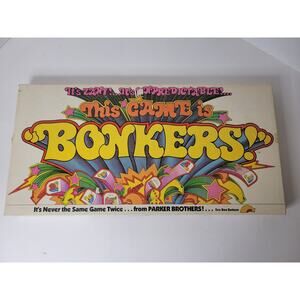 Bonkers! Vintage 1978 Parker Brothers Board Game Complete
